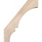 Ekena Millwork 5 1/2"W x 18"D x 22"H Balboa Smooth Knee Brace, Douglas Fir BRC06X18X22BOA00SDF - alternate 3